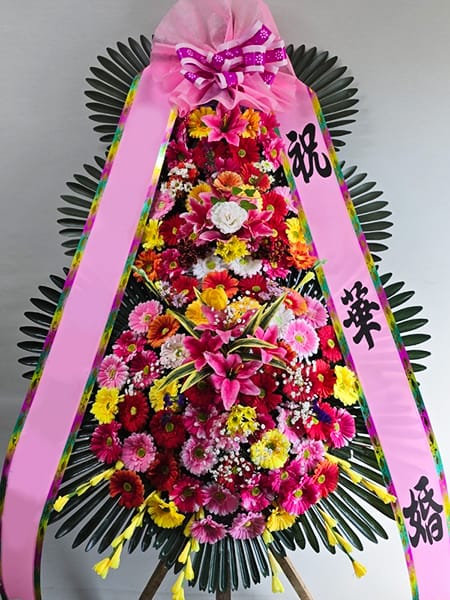 해군호텔W웨딩홀 가장 인기있는 3단화환 기본형